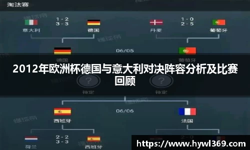2012年欧洲杯德国与意大利对决阵容分析及比赛回顾