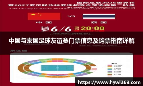 中国与泰国足球友谊赛门票信息及购票指南详解